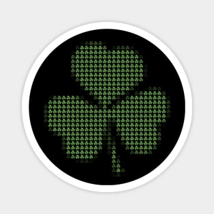 Shamrock Shaped Shamrocks Magnet